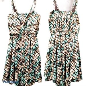 Ruby and Jenna Hi-Lo Strappy Mini‎ Dress, S